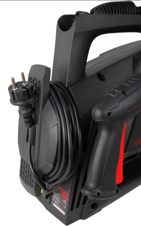Мойка выс.давл.VERTON WM-1500 (1500 Вт.,давл. мин/макс 80/120 бар,расх. воды мин/макс 5,0/5,5 л/мин., 5м шланг, пеногенератор с рег. подачи, веерная насадка, грязевая фреза, внутр. фильтр тонк. очистки, функция автостоп, самовсасывание, пласт. помпа)