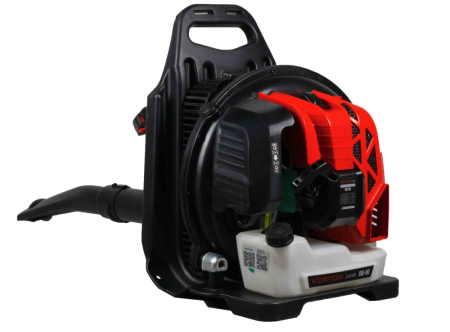 Воздуходувка ранцевая бензиновая VERTON BW80 (V двигателя 75,6см3,мощность 3,1кВт/4,1л.с,скор. возд.105м/сек,произв. в воздух. реж.1500м3/ч,Vбак 2л.,уровень шума 110дБ)