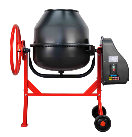 Бетоносмеситель VERTON MIX СМ-115 (мощность 500 Вт,венец чугунный,V бака 115л, d барабана 350 мм)