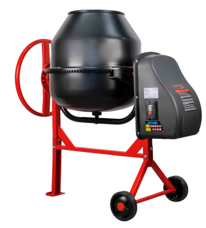 Бетоносмеситель VERTON MIX СМ-115 (мощность 500 Вт,венец чугунный,V бака 115л, d барабана 350 мм)