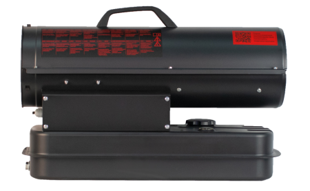 Дизельная тепловая пушка Verton Air DH-10 (10кВт,500м3/ч.,0,8л/ч, прям. нагрев, дисплей, манометр, дизель/керосин, сливная горловина)