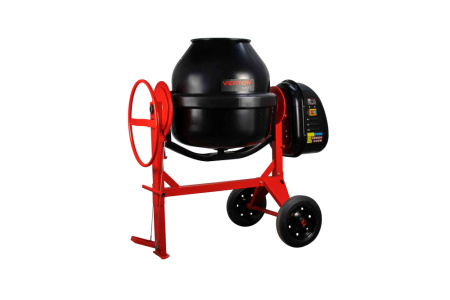 Бетоносмеситель VERTON MIX СМ-300 (мощность 2500 Вт,венец чугунный,V бака 300л, d барабана 742 мм)