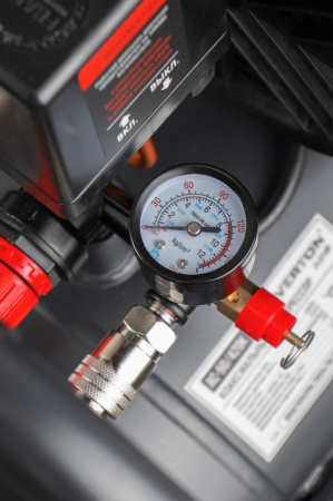 Компрессор коаксиальный Verton Air AC-50/420K (230/50 В/Гц,масл.коакс. произв. 420л/мин, V 50л, макс. дав. 8 бар, мощн. 2,2 кВт, част. вращ. двиг. 2850 об/мин,рапид, асинх. однофаз.)