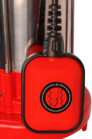 Насос фекальный погружной Verton AQUA FP-1100K (мощн.1100Вт,произв.310л/мин,макс.выс.9м,глуб. 5м,d вых.50мм,реж.нож)