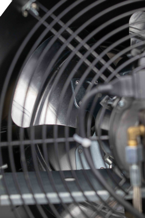 Дизельная тепловая пушка Verton Air DH-120 (120кВт,4100м3/ч.,9,6л/ч,прям.нагрев,дисплей,манометр,дизель/керосин 131х57х69см, d 34см)