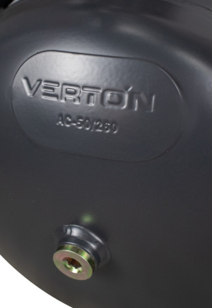 Компрессор безмасляный Verton Air AC-50/260 (230/50 В/Гц, б/масл, 260л/мин, V 50л, макс. дав.8 бар, мощн. 1,5 кВт, част. вращ. двиг. 2850 об/мин,рапид/быстросъем асинх. однофаз.)