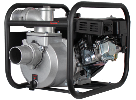 Мотопомпа Verton WP 80/1000 (7л.с/212см3,80мм/3", 1000л/мин,60м3/ч,h8м/26,d8мм)