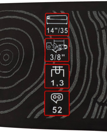 Шина Verton CSB 14-52-3/8-1,3 (14", 52зв, 3/8; 1,3,353) 