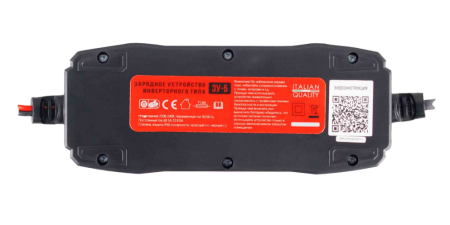 Зарядное устройство VERTON  Energy ЗУ- 5 (230/50 В/Гц,мощн.60Вт.,напряж.аккум.6/12 В.,емкость обсл.аккум.1,2-120Ач.,раб.темп.(-20)-(+40) С, LCD) 20шт/уп