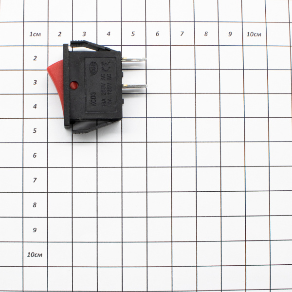 Переключатель VERTON красный ЗУ-10Р