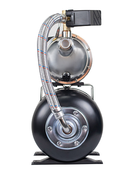 Насосная станция автоматическая Verton AQUA PS1100S/24 (Нержавеющая ст.,1100Вт,230 В//50 Гц,Q max 55л/мин,V24л,глуб.9м,Hmax50м,диам.вх./вых.1, давл.3 бар,Tmax жидк.0-60°C,внеш.диам.шланга 32 мм,внутр.диам.шланга 25мм)