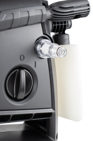 Мойка выс.давл.VERTON WM-1500 (1500 Вт.,давл. мин/макс 80/120 бар,расх. воды мин/макс 5,0/5,5 л/мин., 5м шланг, пеногенератор с рег. подачи, веерная насадка, грязевая фреза, внутр. фильтр тонк. очистки, функция автостоп, самовсасывание, пласт. помпа)