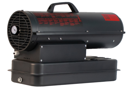 Дизельная тепловая пушка Verton Air DH-10 (10кВт,500м3/ч.,0,8л/ч, прям. нагрев, дисплей, манометр, дизель/керосин, сливная горловина)