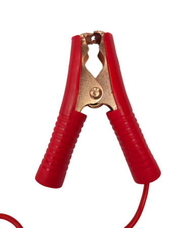 Зажим красный 10А (Крокодил) VERTON ЗУ-10/40