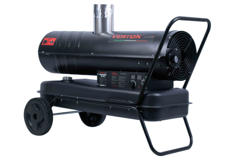 Дизельная тепловая пушка Verton Air DH-36D (36кВт,750м3/ч.,2,1л/ч,непрям.нагрев,дисплей,манометр,дизель/керосин,106,5х48х74,5см, d 26см)