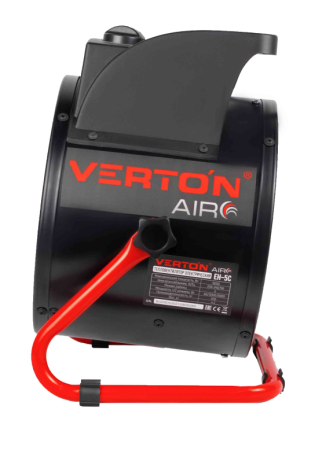 Электрический тепловентилятор Verton Air EH-5C ( 220В,40/3000/5000Вт,670куб.м) силовая вилка,силовая розетка