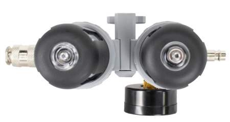 Блок подготовки воздуха с регулятором давления и маслораспылителем Verton Air APU1800/10 (максимальная пропускная способность 1800л/мин, максимальное давление 10атм,ф штуцера 1/4)(20шт/кор)