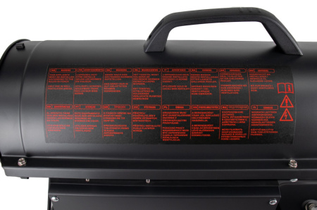 Дизельная тепловая пушка Verton Air DH-15 NEW (15кВт,540м3/ч.,1,1л/ч,прям. нагрев,дисплей,манометр,дизель/керосин)