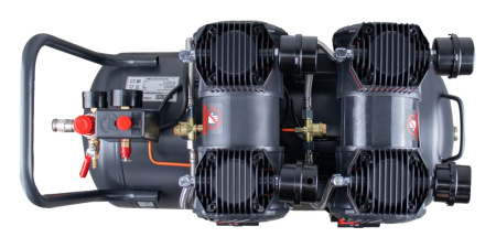 Компрессор безмасляный Verton Air AC-50/540 (230/50 В/Гц,б/масл. 540л/мин, V 50л, макс. дав.8 бар, мощн. 3 кВт, част. вращ. двиг. 2850 об/мин,рапид/быстросъем асинх. однофаз.)