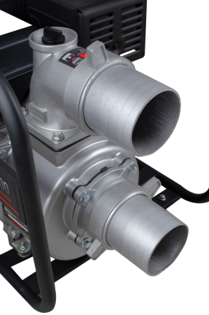 Мотопомпа Verton WP 100/1600 (13л.с/389см3,100мм/4", 1600л/мин,96м3/ч,h8м/30,d8мм)