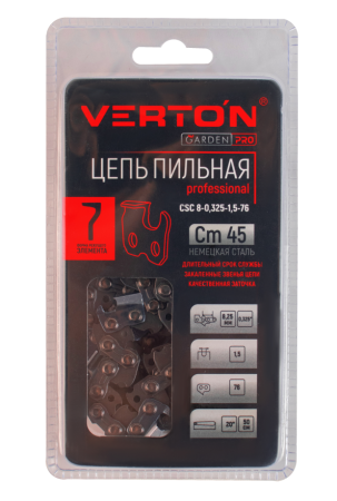 Цепь Verton CSC 8-0,325-1,5-76 (блистер) 