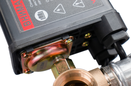 Насосная станция автоматическая Verton AQUA PS1200CL/24(Удлиненный чугун. корпус,1200Вт,230В/50Гц,Qmax 55л/мин,V24л, max забор 9м,Hmax50м,Øвх./вых.1", Р 1,5-3 бар,Tmax жидк.0-60°C,соед.шланг 32 мм,встр. эжектор,крыльчатка PPO,кнопка питания сети)