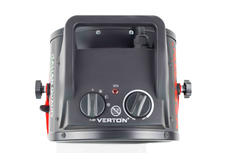 Электрический тепловентилятор Verton Air EH-5C ( 220В,40/3000/5000Вт,670куб.м) силовая вилка,силовая розетка