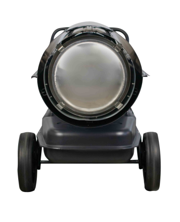 Дизельная тепловая пушка Verton Air DH-120 (120кВт,4100м3/ч.,9,6л/ч,прям.нагрев,дисплей,манометр,дизель/керосин 131х57х69см, d 34см)