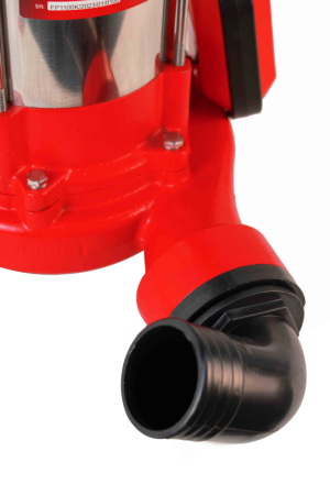 Насос фекальный погружной Verton AQUA FP-1100K (мощн.1100Вт,произв.310л/мин,макс.выс.9м,глуб. 5м,d вых.50мм,реж.нож)