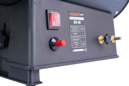 Газовая тепловая пушка Verton Air GH-33 (33 кВт,750м3/ч,2,1кг/ч,рег.высоты/подачи газа,пропан/бутан, шланг редуктора 1.5м)