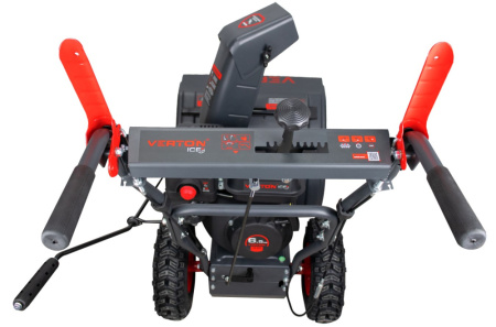 Снегоуборочная машина бенз.Verton Ice SB-656 (4,8кВт/6,5л.с,V 196см3,шир/выс56/49см, кол-во передач:6 вперед/2 назад, диам шнека 30см, колеса 13', рычаг упр желобом отдельный, воронка в компл)
