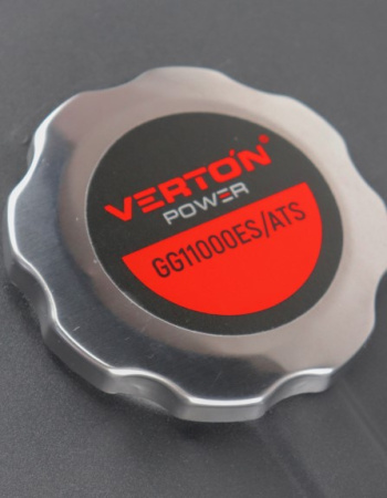 Генератор бензиновый VERTON POWER GG11000ES/ATS(9,5/10,5 кВт 230/50, 21л.с., 550 см3, выносной блок ATS (авт. запуск в случае падения напряжения в основной сети или прекращения подачи электр-ии),Цифр. дисплей (вольтметр, частота, моточасы),хром