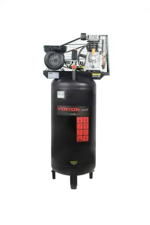 Компрессор ременной Verton Air AC-100/420V (230/50 В/Гц,масл.ремен. произв. 420л/мин, V 100л, макс. дав.10 бар, мощн. 2,5кВт, част. вращ. двиг. 2800 об/мин,итальянский тип компрессорного блока,рапид, асинх. однофаз.)